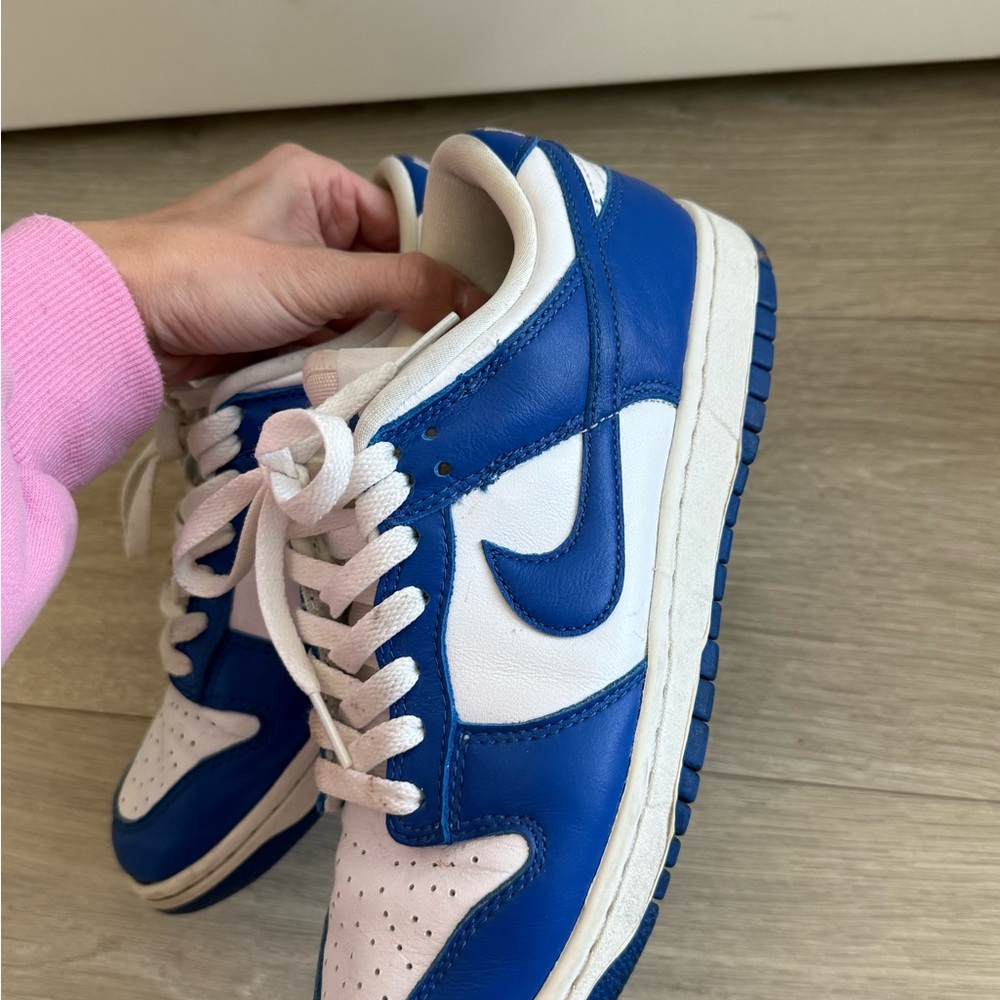 Nike Blue and White Sneakers